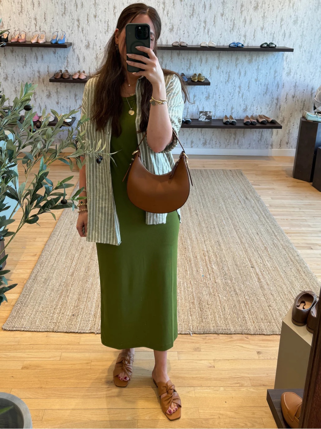 New A Soliani Luna Shoulder Bag Caramel — image 2 of 2